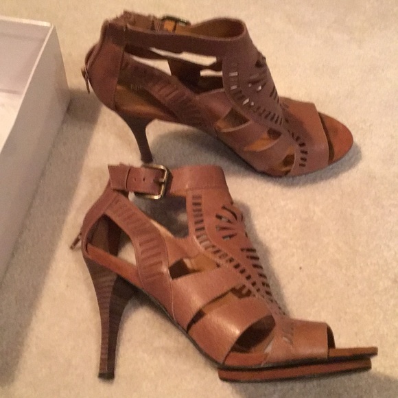 Nine West open toe booties size 9.5 - Picture 2 of 7